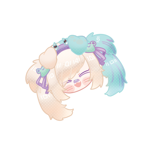 Kiskachan Happy Sticker