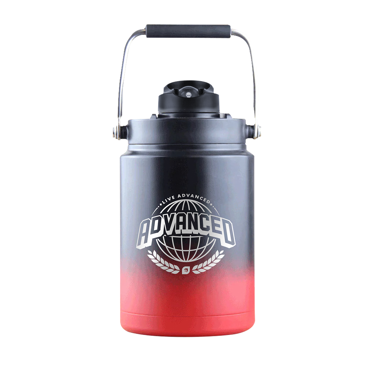 ADVANCED® Half Gallon Jug - Red Black Ombre