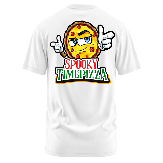 SpookyTimePizza T-Shirt - White