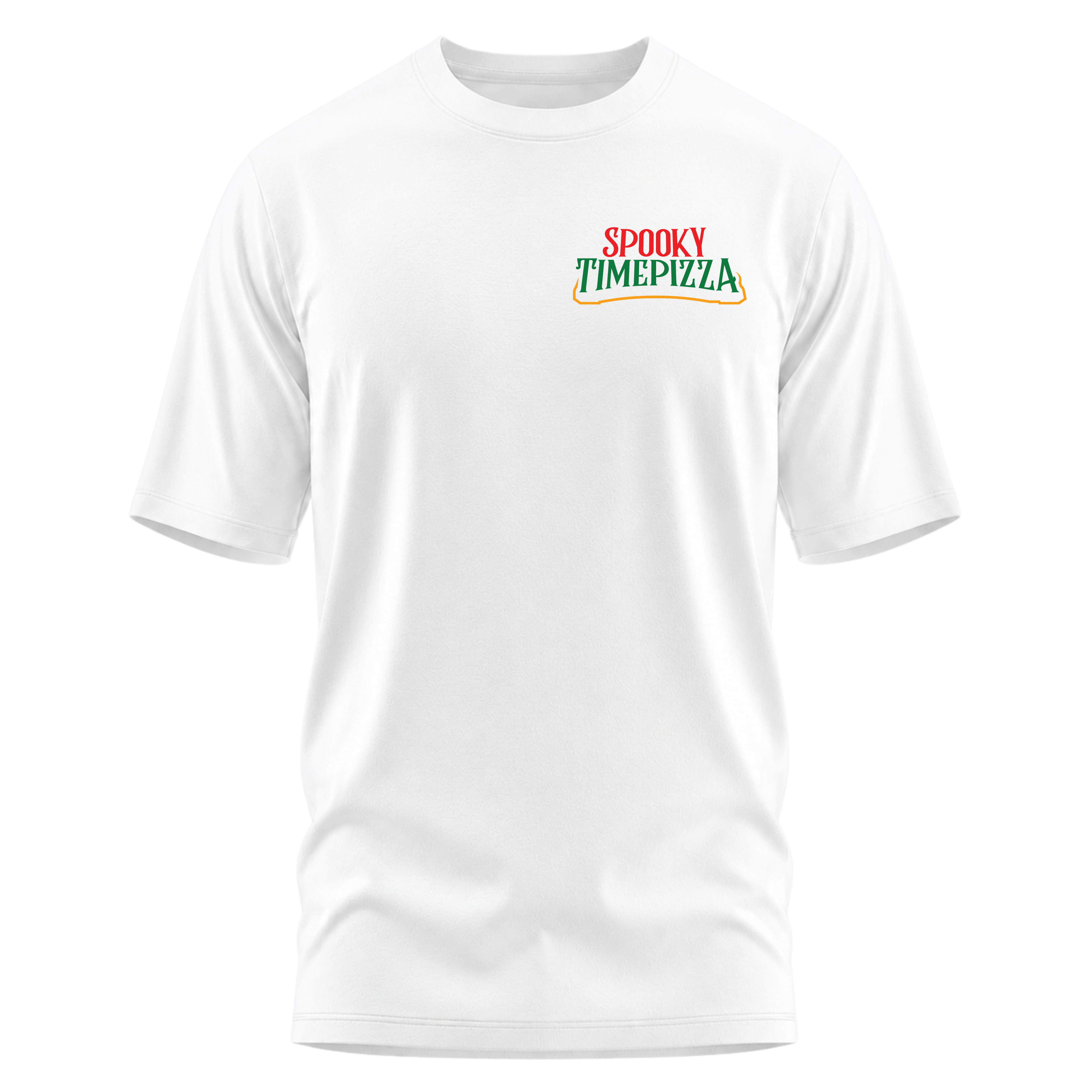 SpookyTimePizza T-Shirt - White