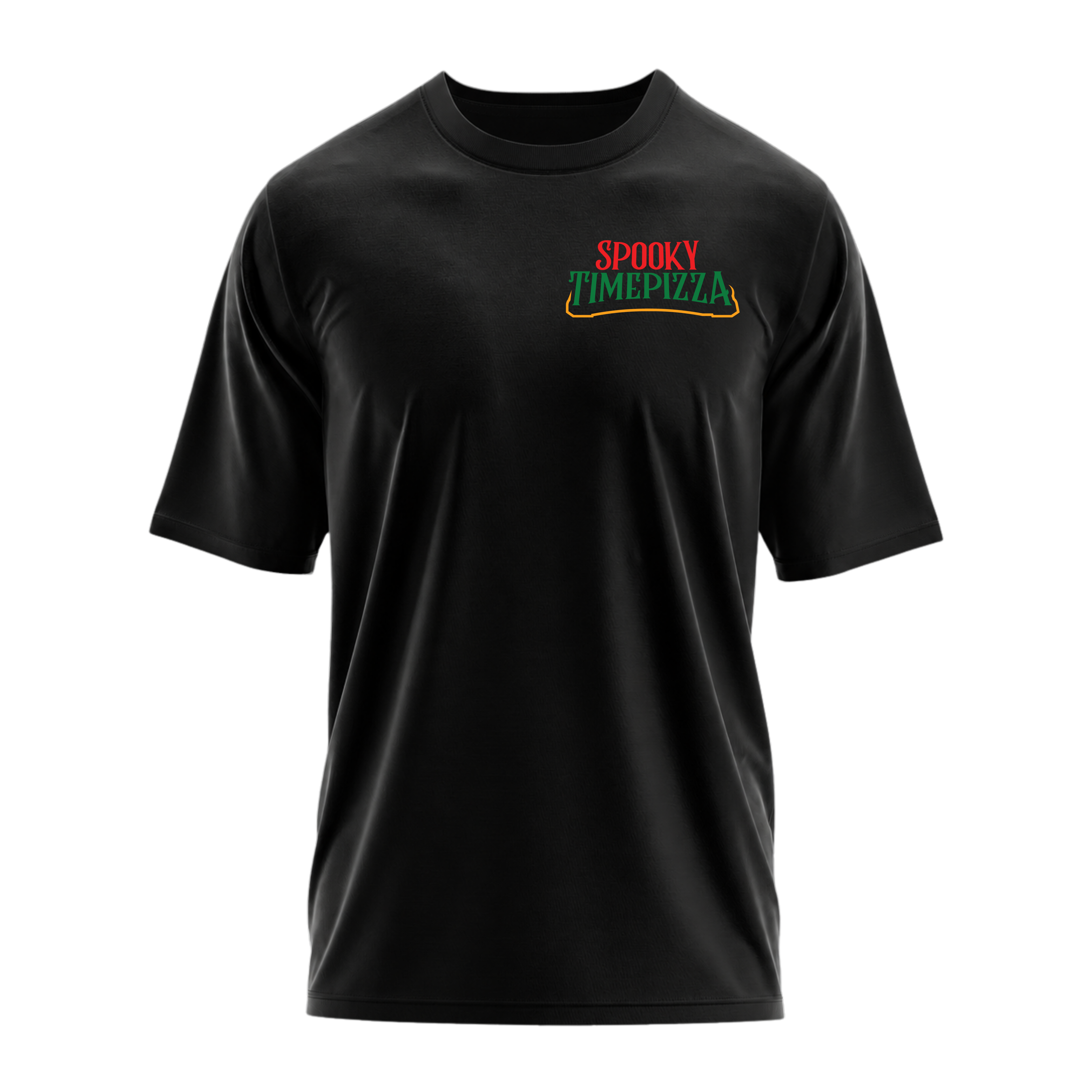 SpookyTimePizza T-Shirt - Black