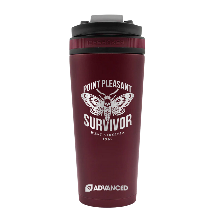 Point Pleasant Survivor 26oz Ice Shaker - Maroon