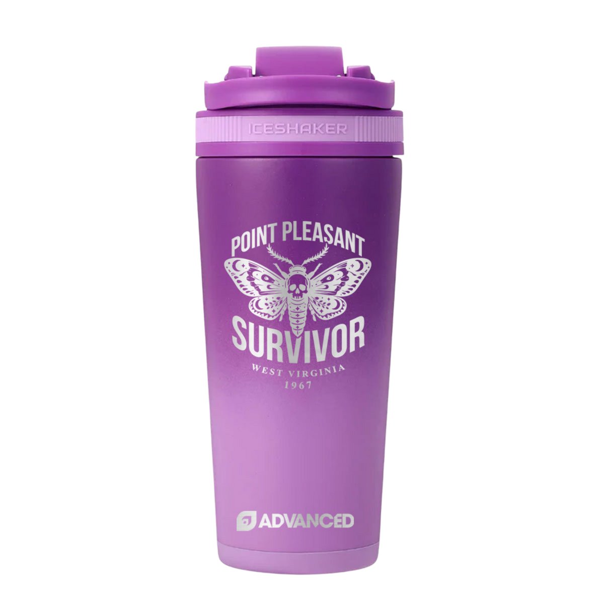 Point Pleasant Survivor 26oz Ice Shaker - Purple Color Rush