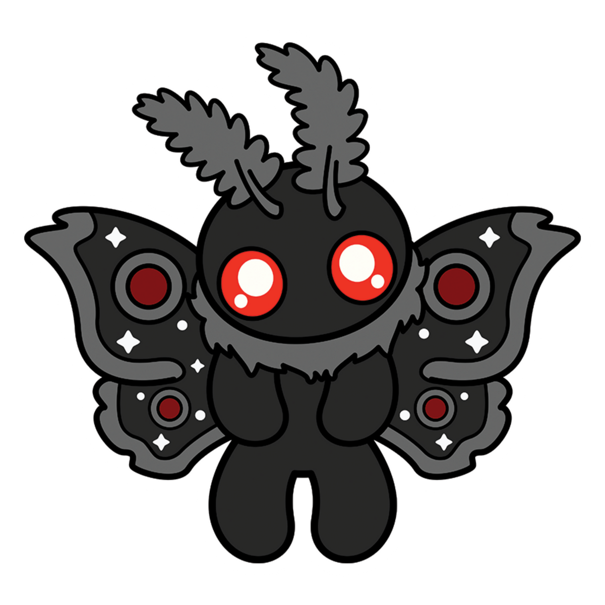 Mothman Flying Sticker