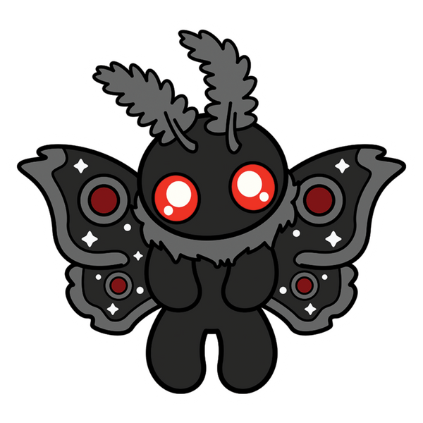 Mothman Flying Sticker