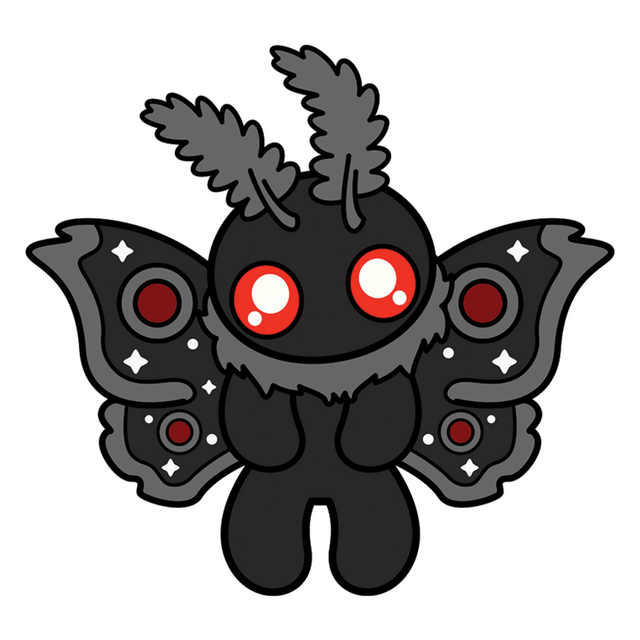 Mothman Flying Sticker