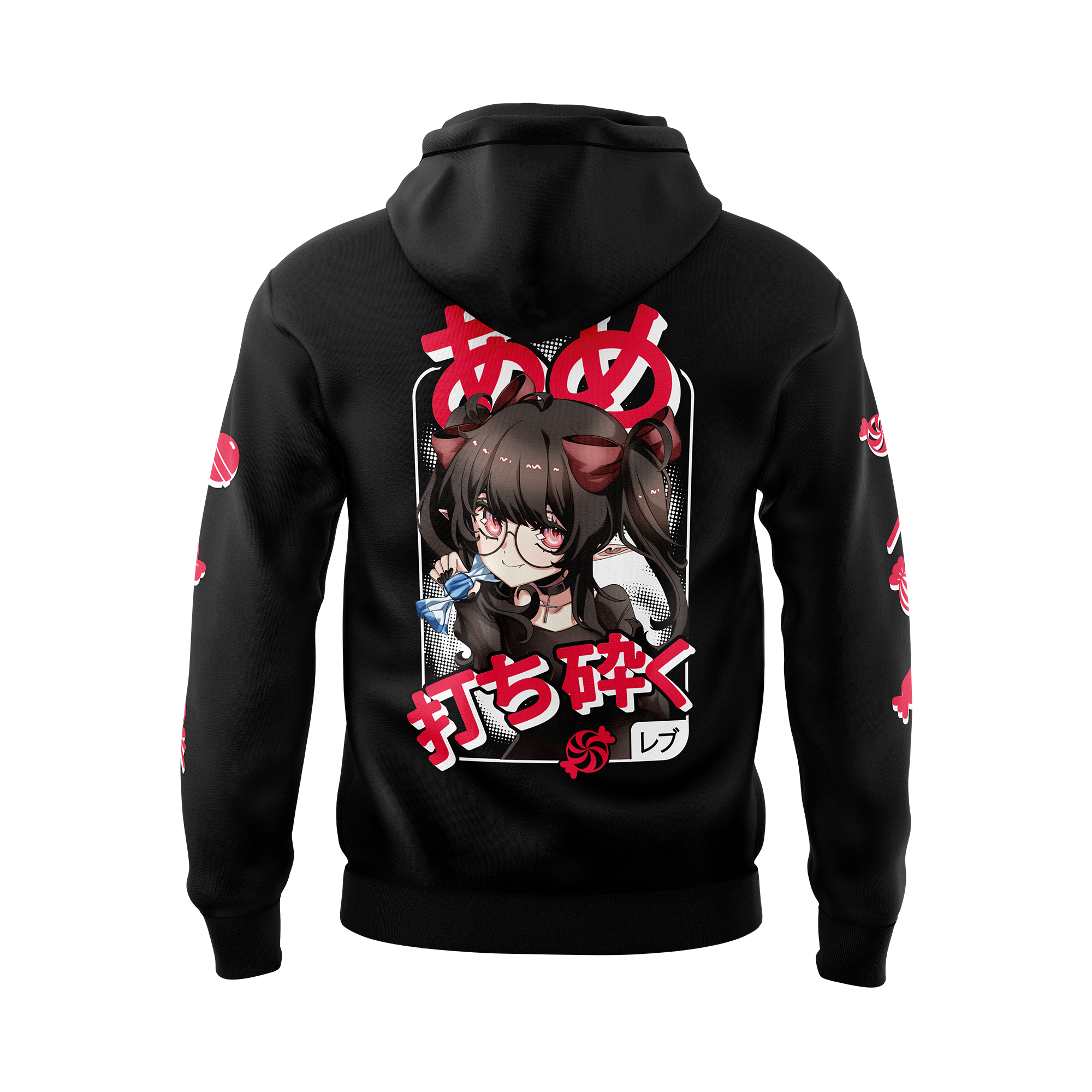 Rev's Candy Crush Hoodie - Red