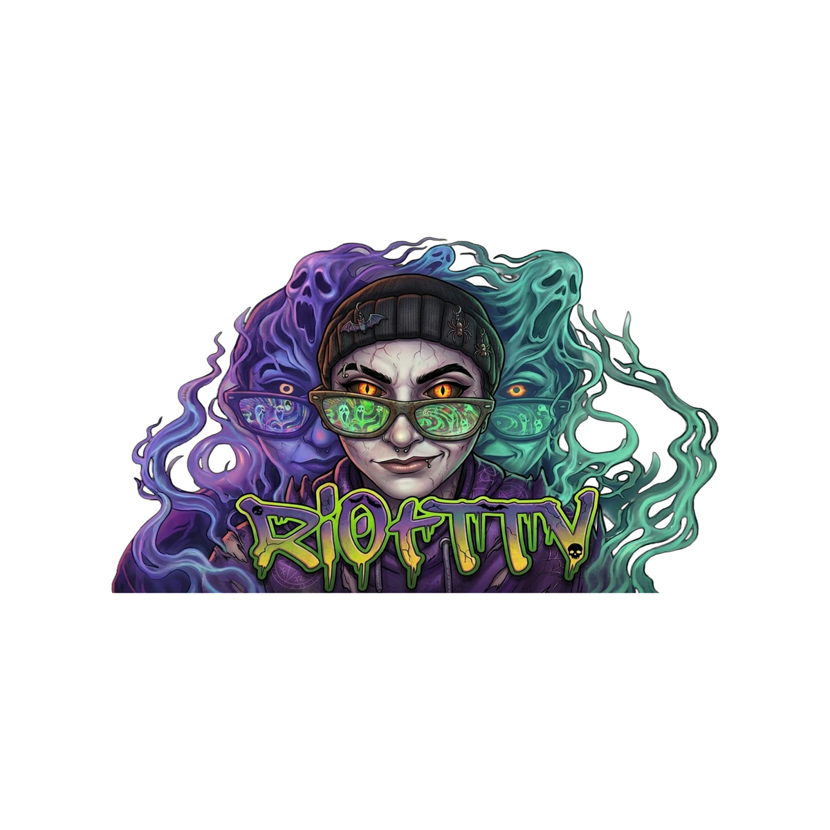 Riot's Halloween Sticker