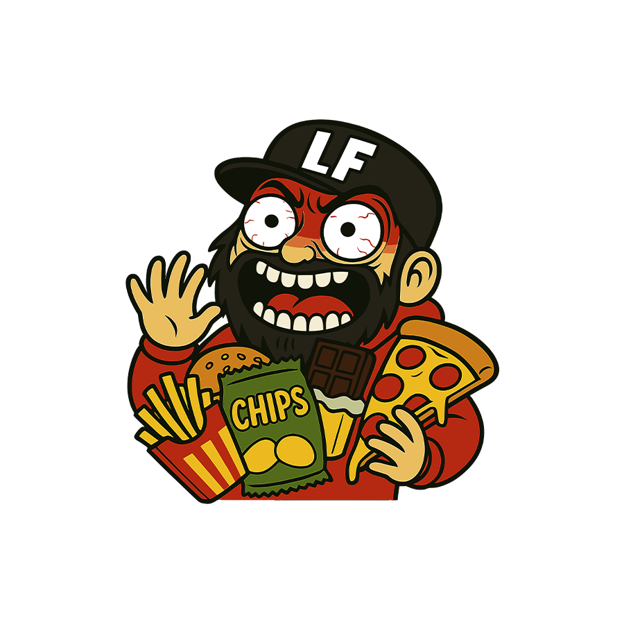LoudFlavour Snacks For Days Sticker