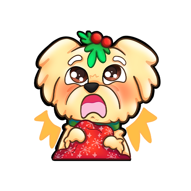 MissRae's Christmas Scared Sticker