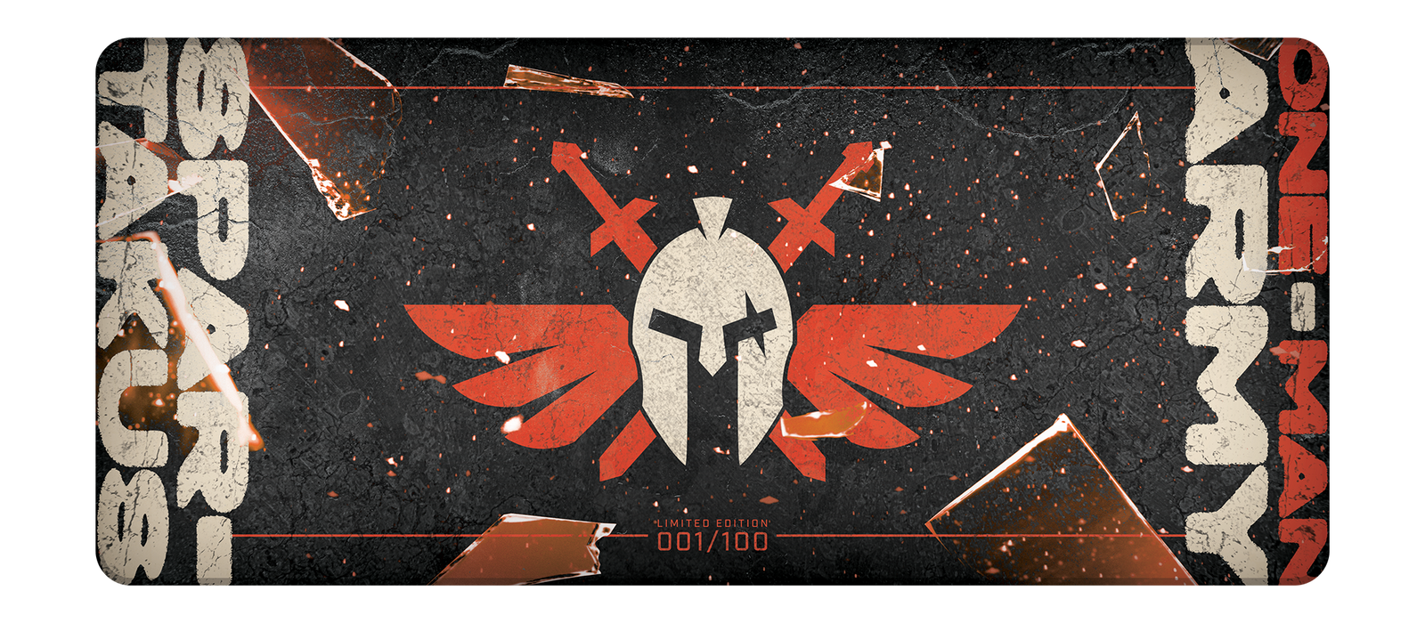 One Man Army XXL Deskmat - Serialized