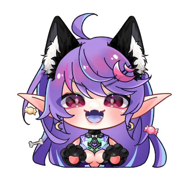 StellarGoth Halloween Wolf Sticker