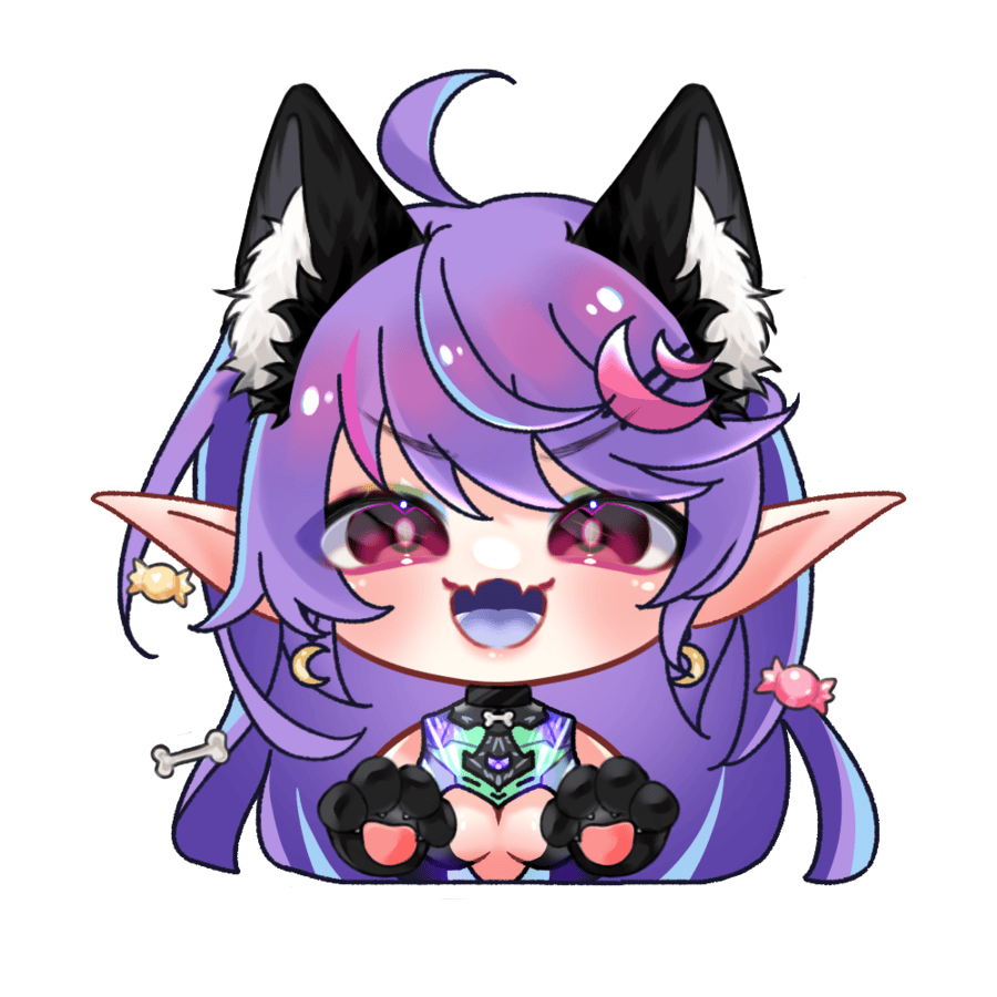 StellarGoth Halloween Wolf Sticker