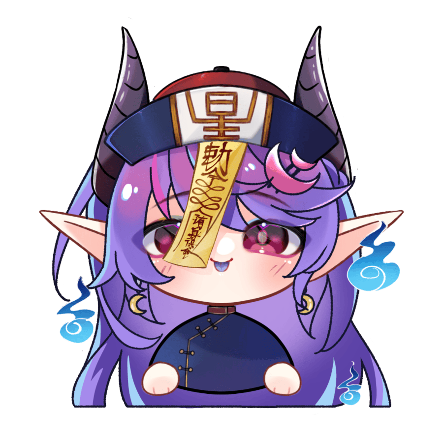 StellarGoth Halloween Jiangshi Sticker