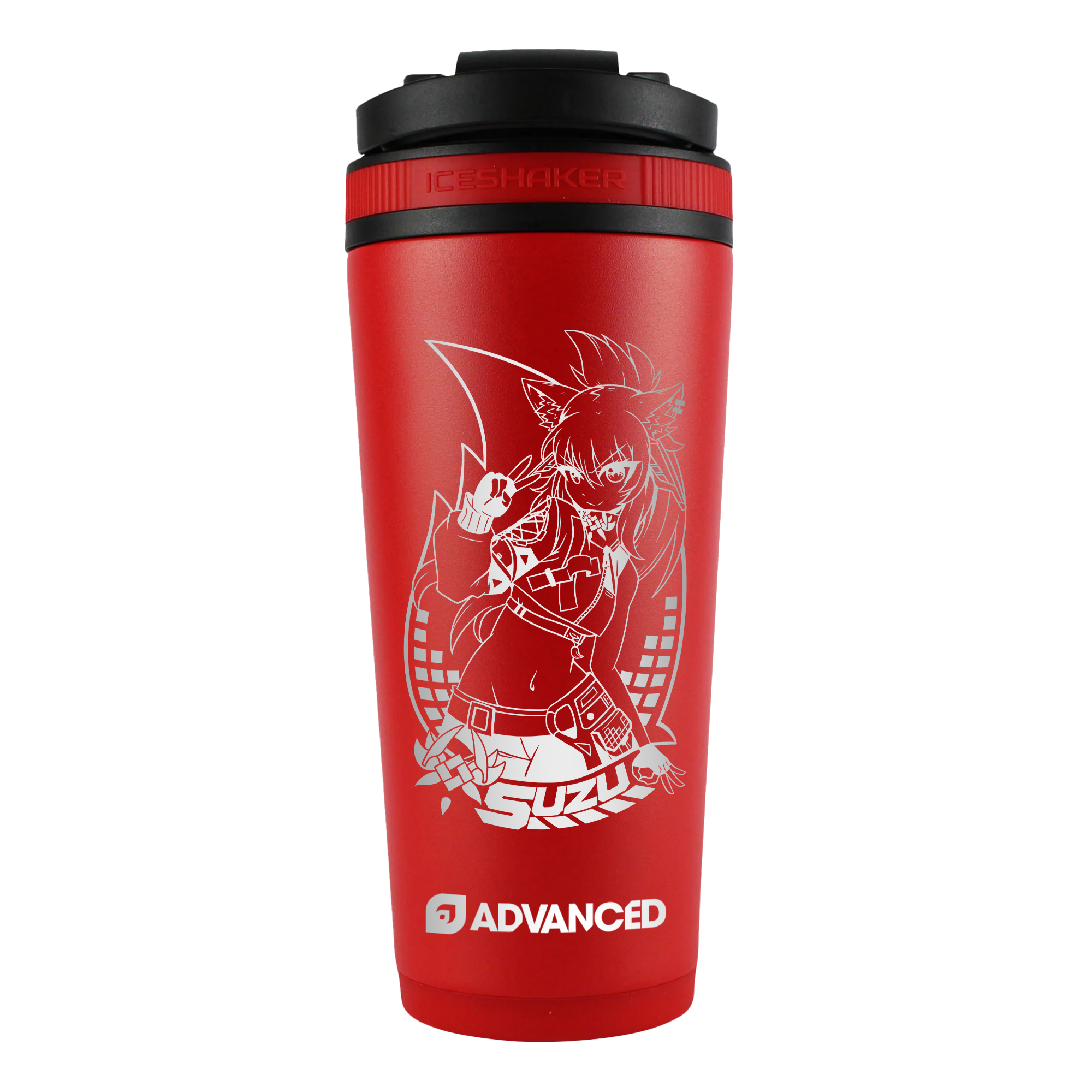 Suzu Custom 26oz Ice Shaker - Red