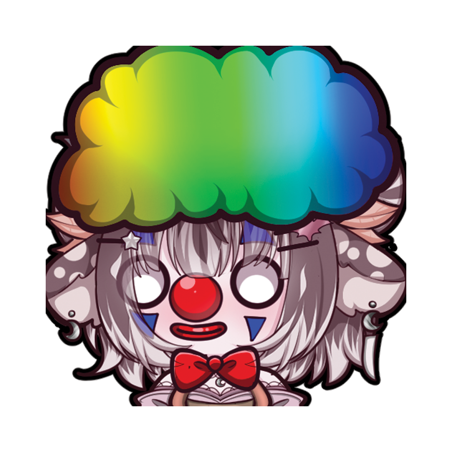 Tauralite Clown Sticker