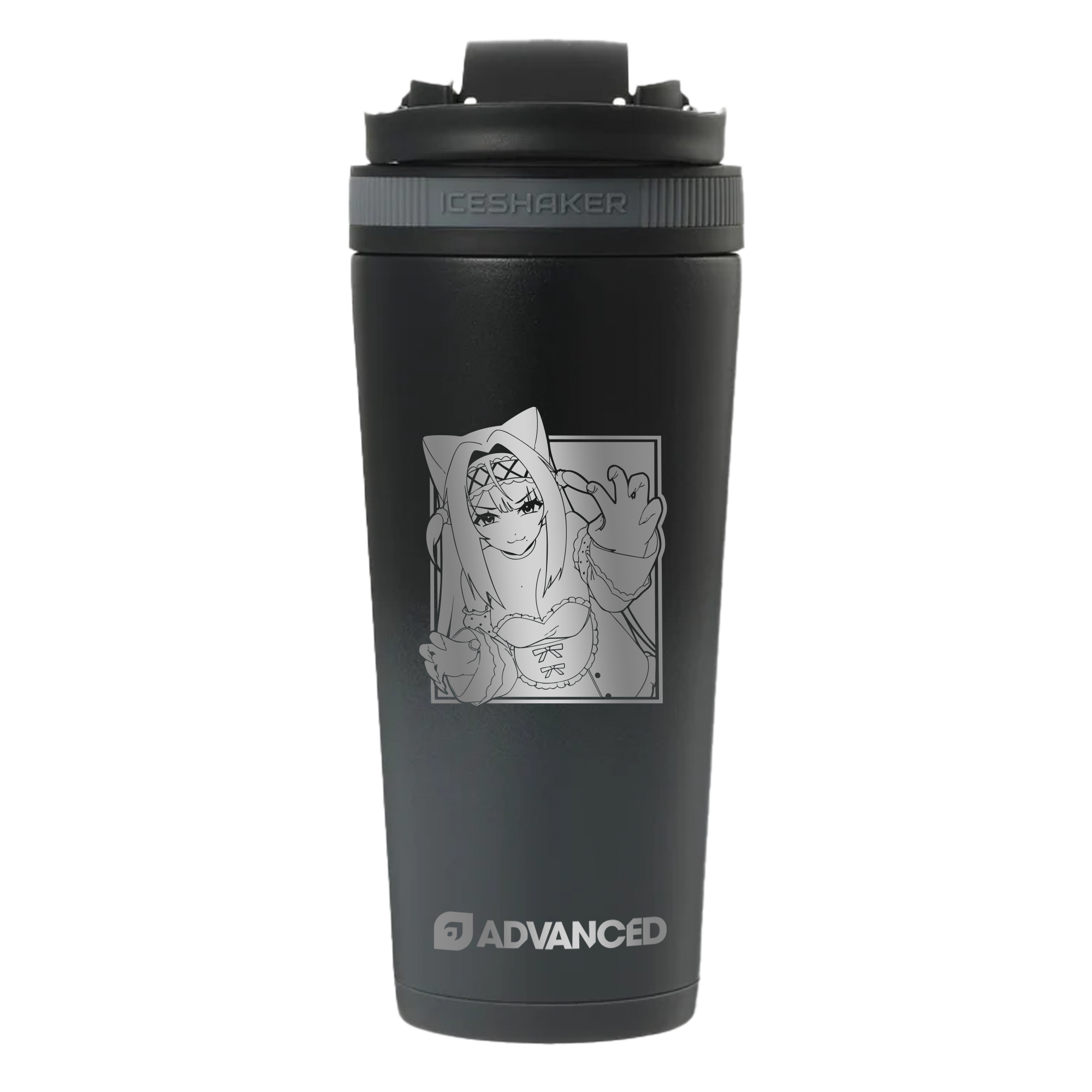 Tawffie Custom 26oz Ice Shaker - Grey Color Rush