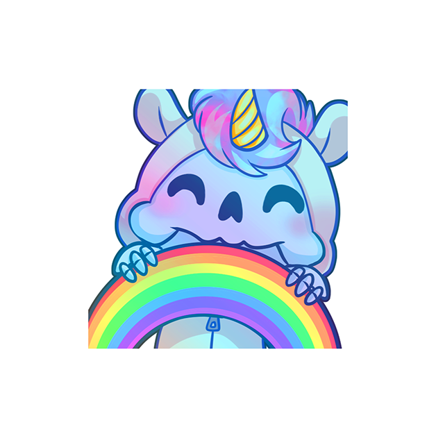 Shellieface's Skellington Pride Sticker
