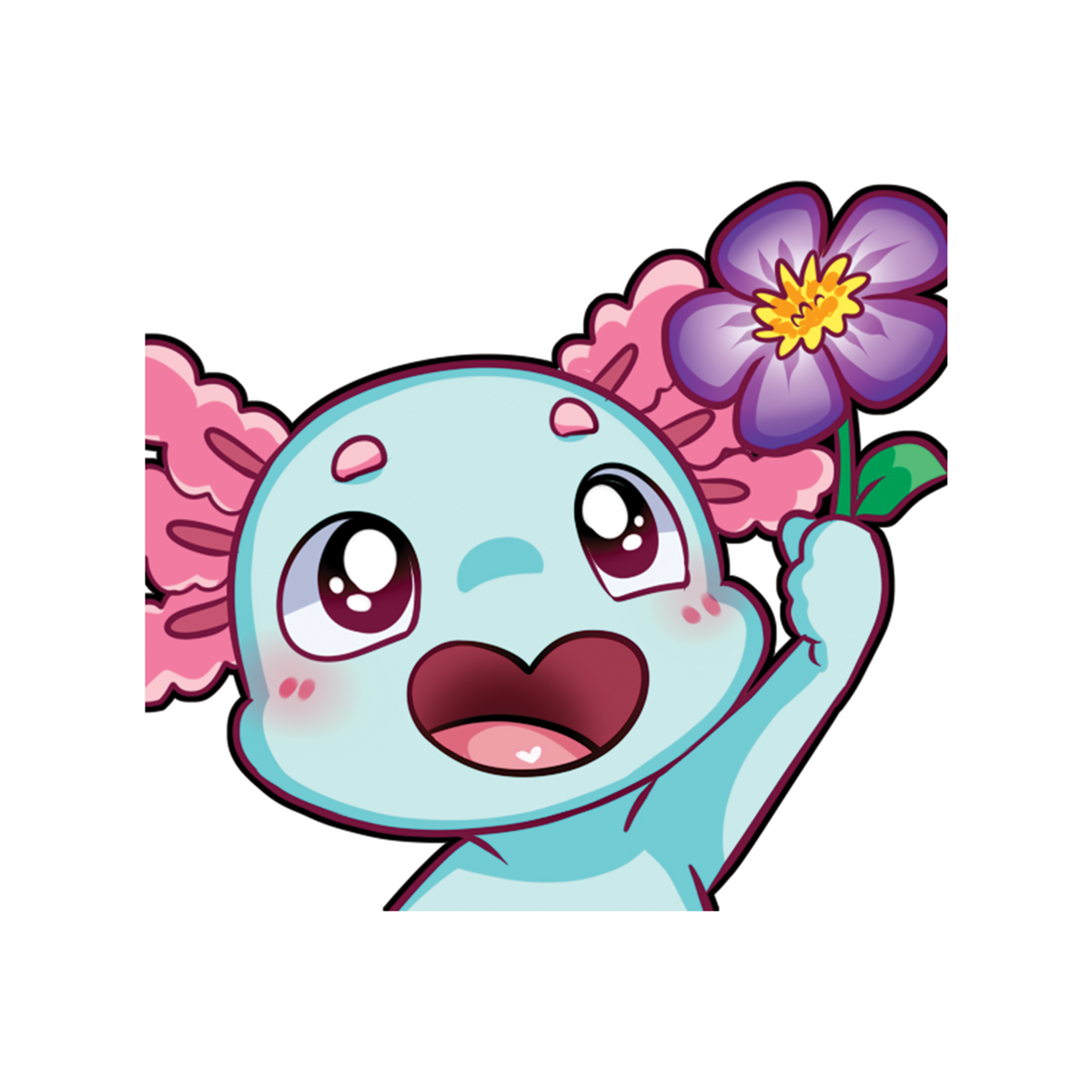 Shellieface Flower Sticker