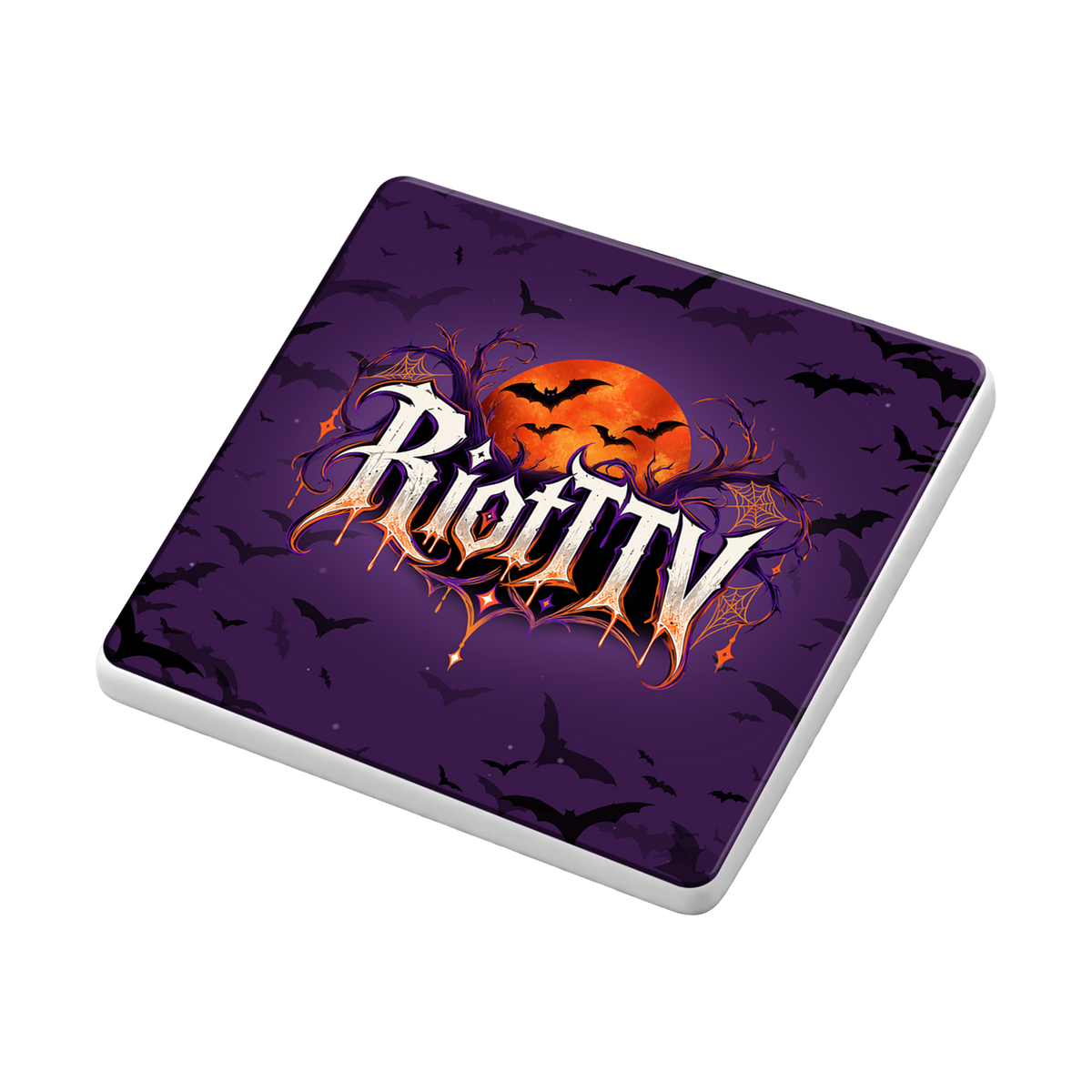 Riot Halloween Ceramic Coaster