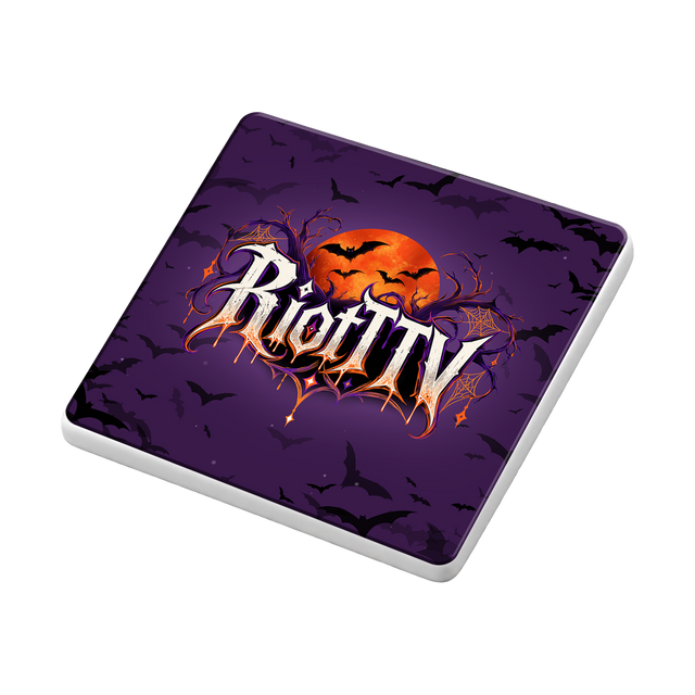 Riot Halloween Ceramic Coaster