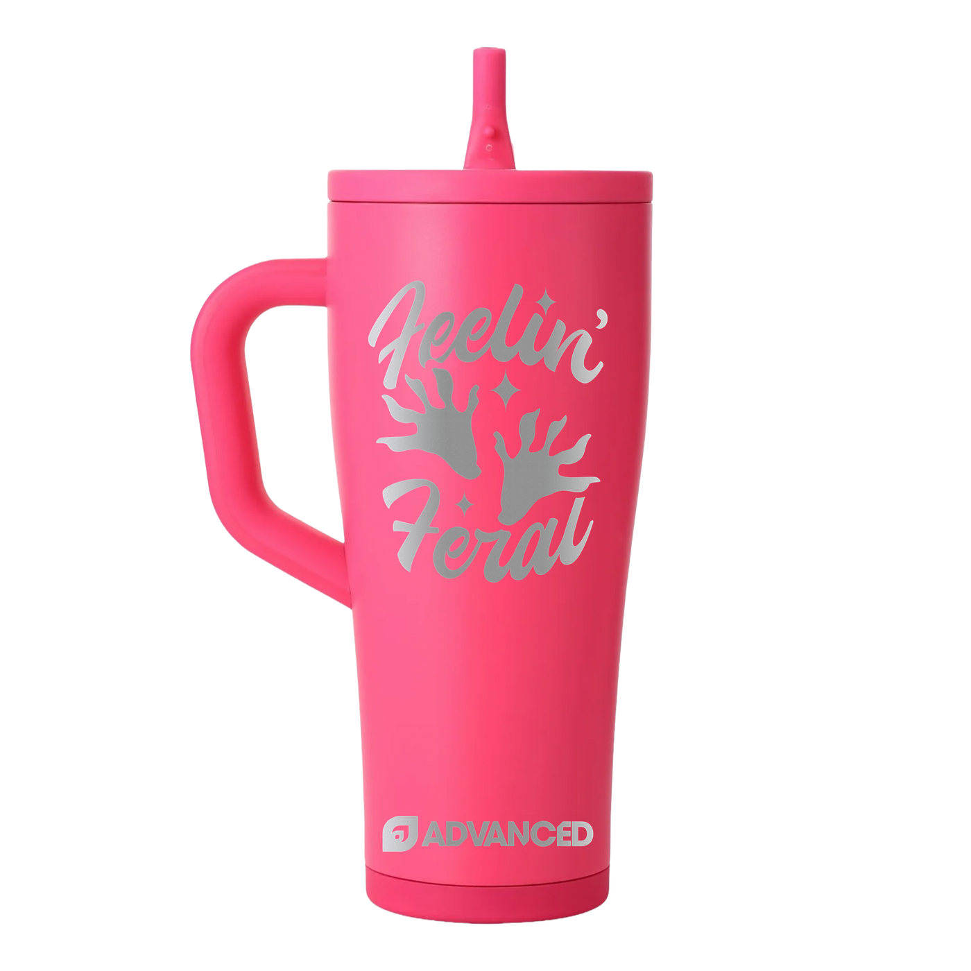 Feelin' Feral Custom 32oz Legend Series Ice Shaker - Neon Pink