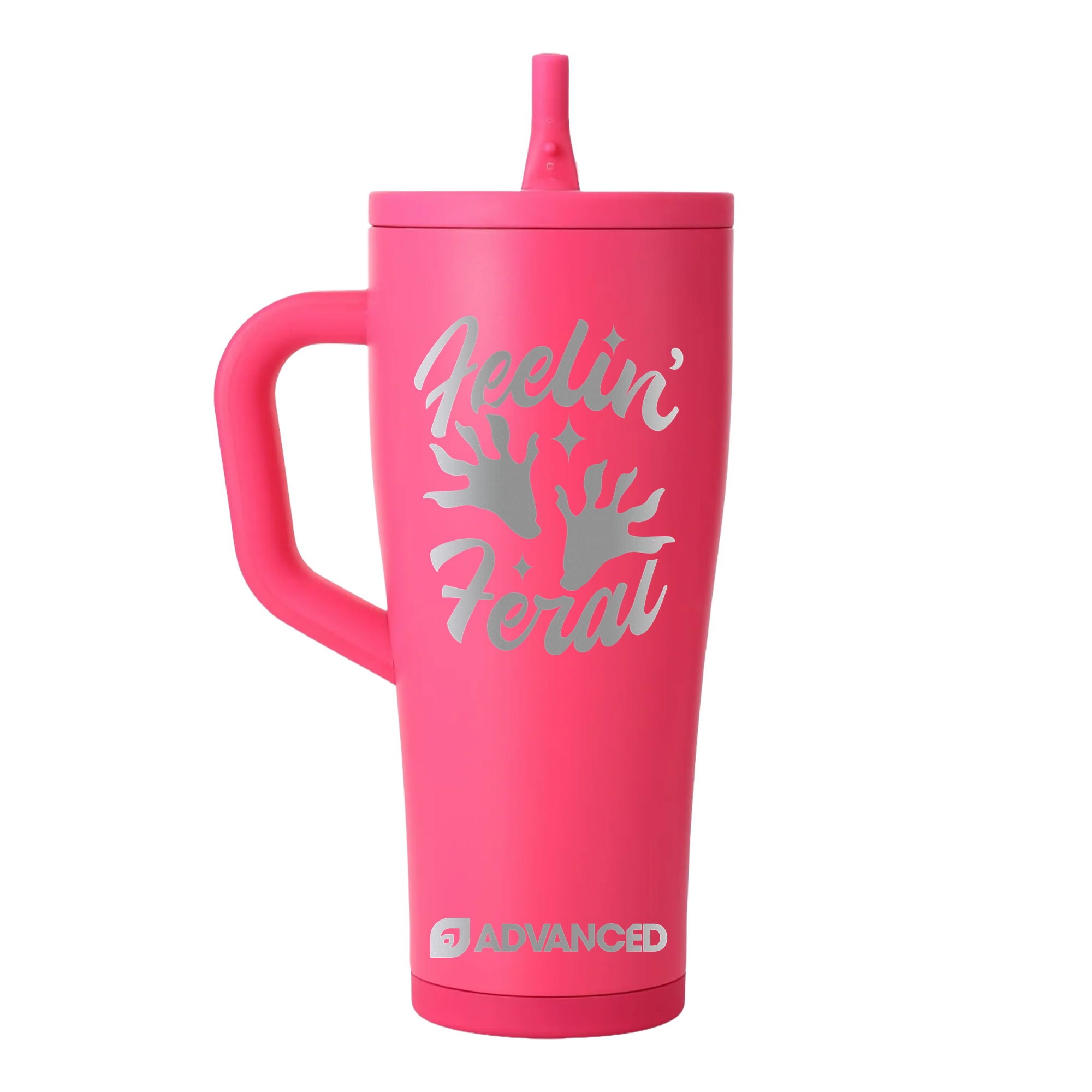Feelin' Feral Custom 32oz Legend Series Ice Shaker - Neon Pink