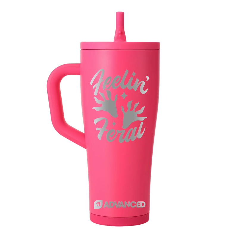 Feelin' Feral Custom 32oz Legend Series Ice Shaker - Neon Pink
