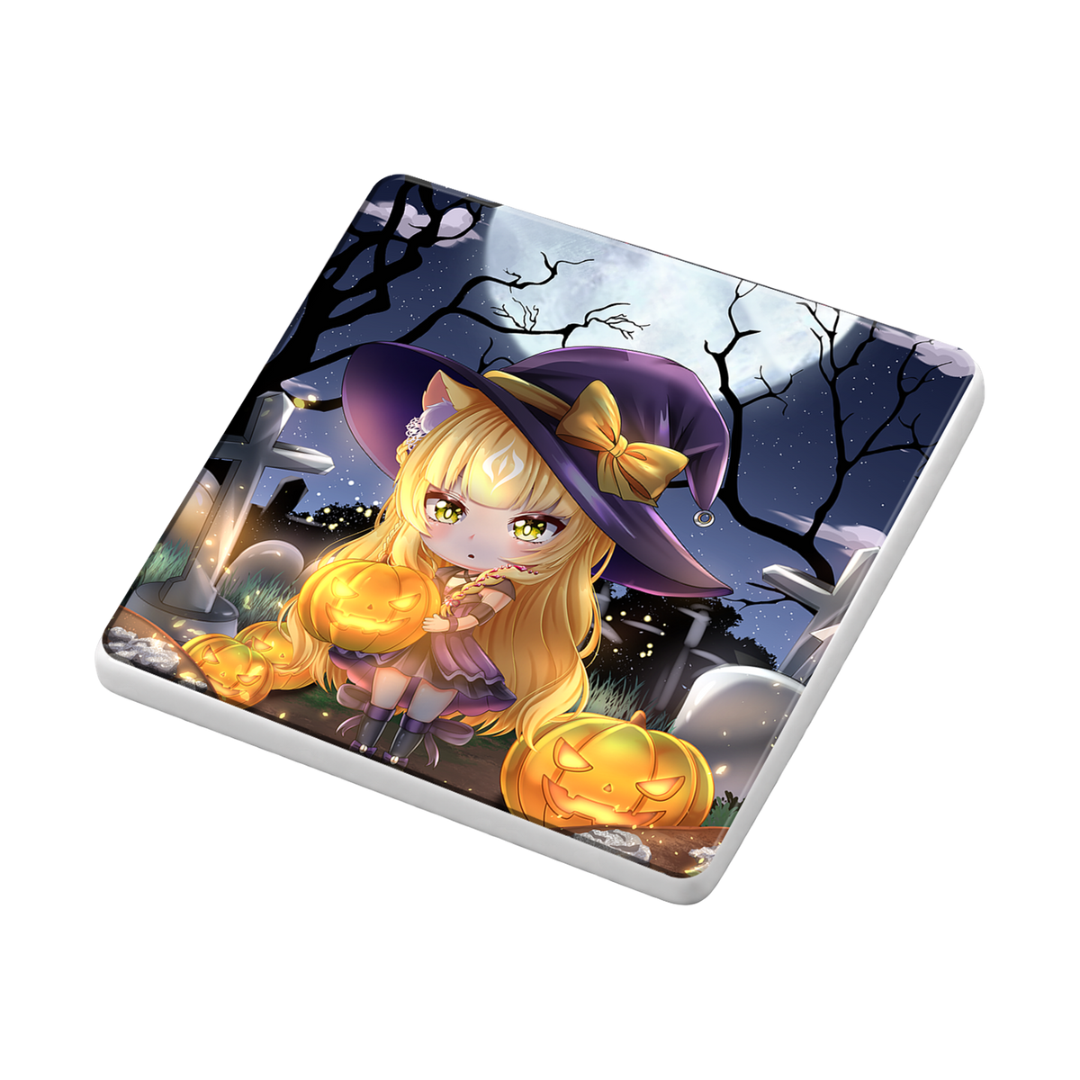 Lannah Halloween Ceramic Coaster