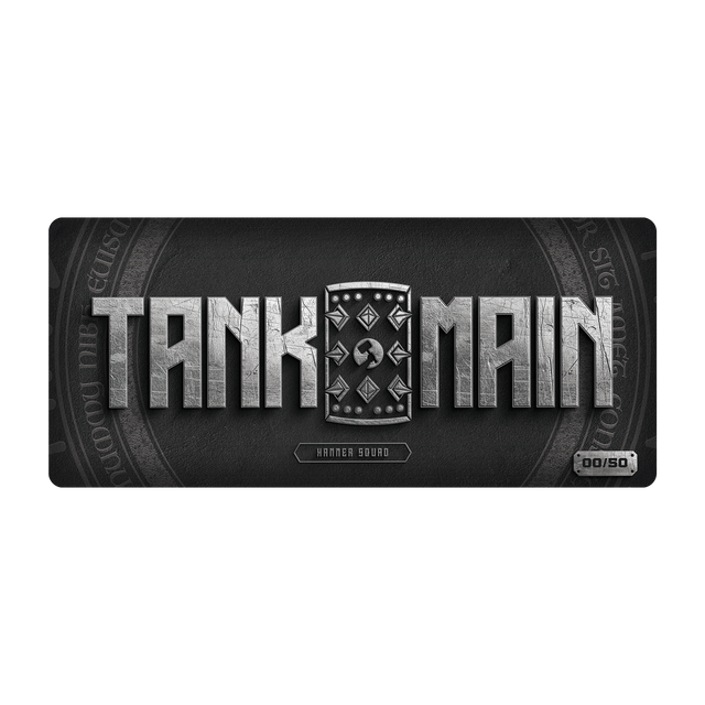 Tank Main XXL Deskmat - Serialized