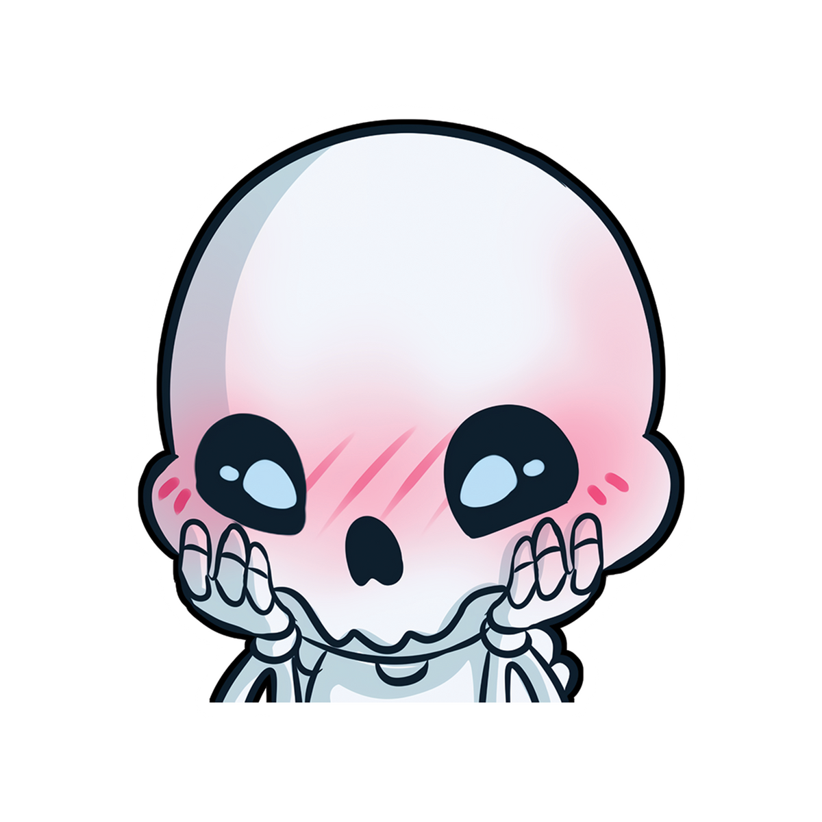 Shellieface Blush Sticker