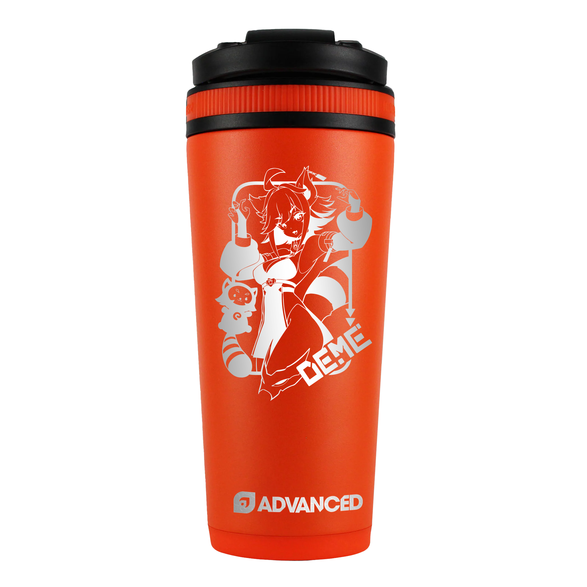 Deme's 26oz ADVANCED Ice Shaker - Orange