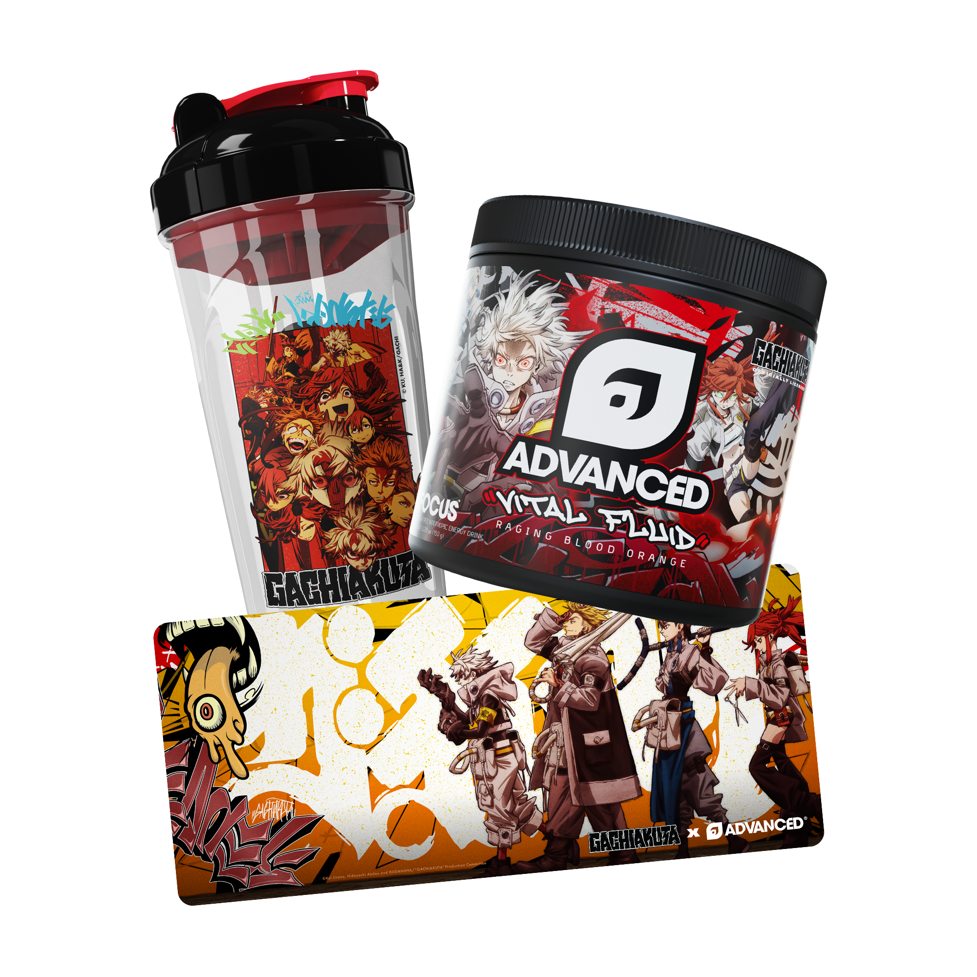 Gachiakuta Mousepad, Shaker, and Jar Bundle