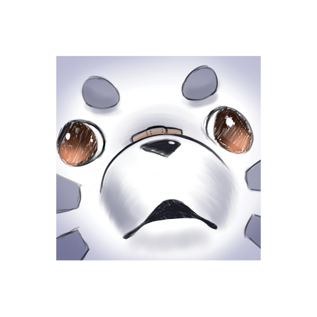 Orcatsukii Dog Gasp Sticker