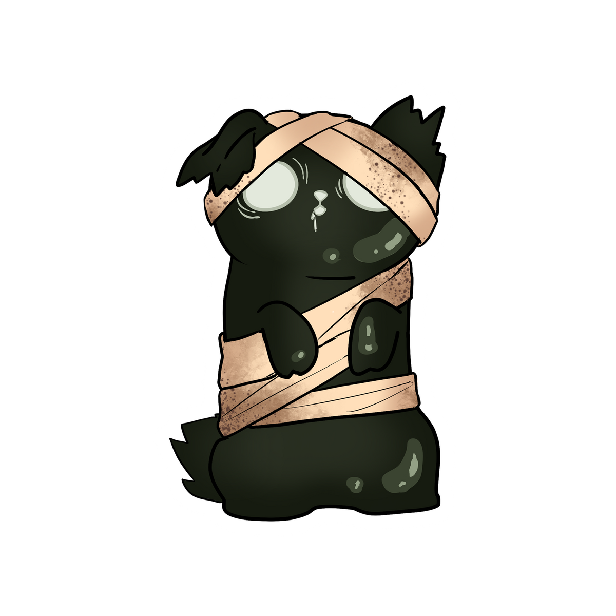 VioletGrimore Halloween Zombie Sticker