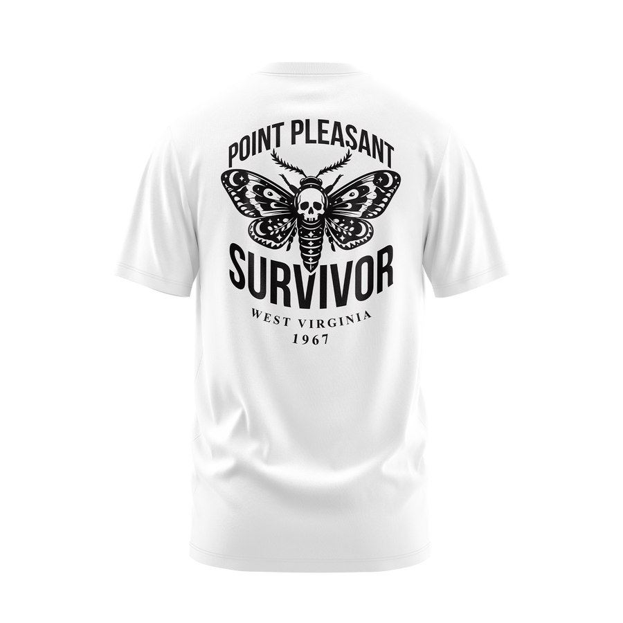 Mothman Survivor T-shirt back