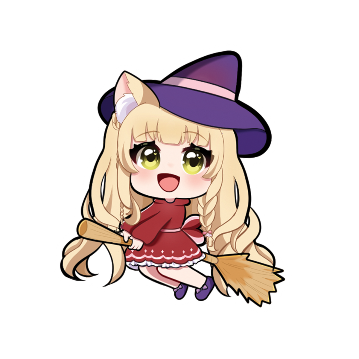 Lannah's Halloween Witch Sticker