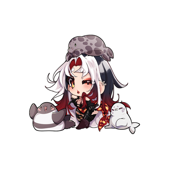 Orcatsukii Seal Family Sticker