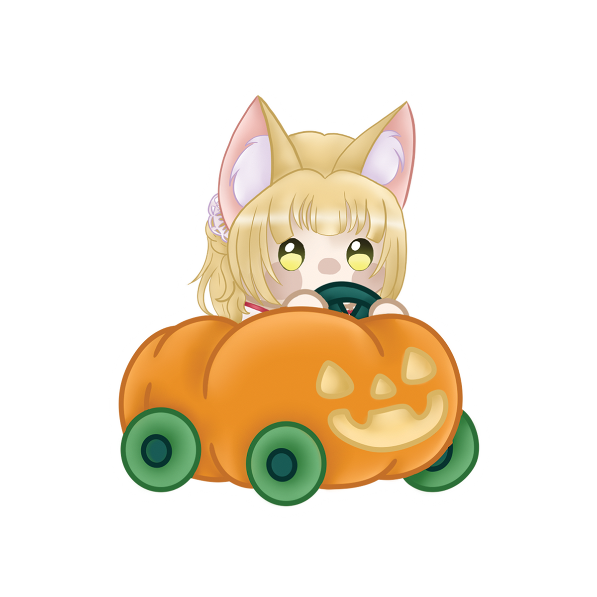 Lannah's Halloween Pumpkin Car Sticker