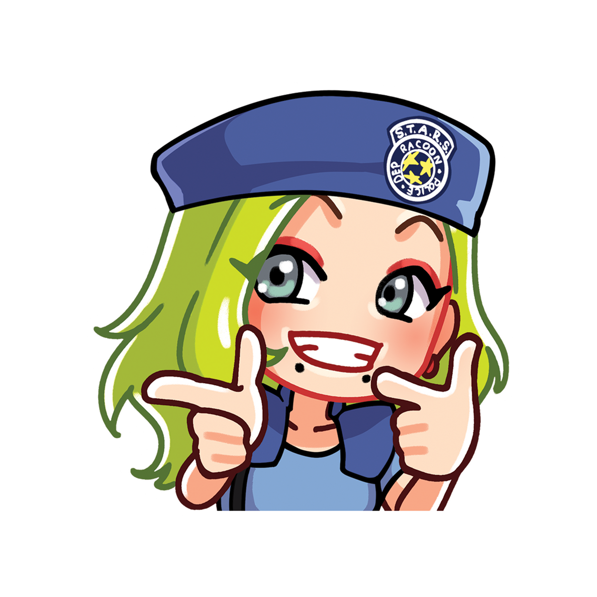 JOJOsaysbreee Police Department Halloween Sticker