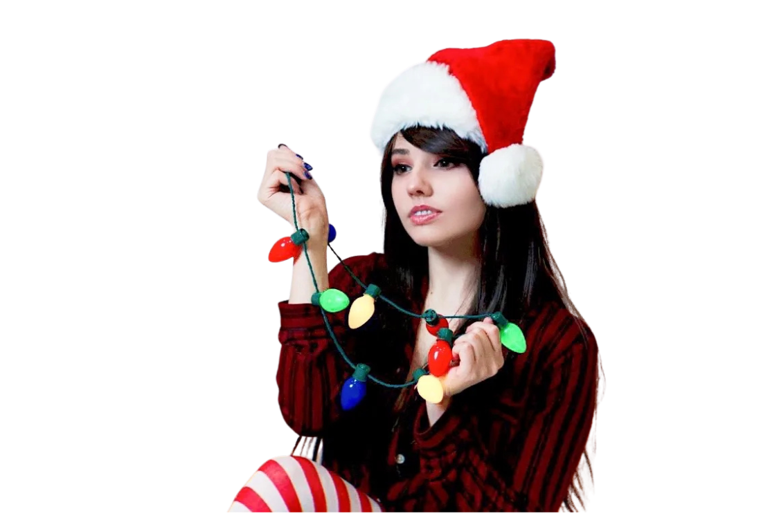 Charleemanderz Santa Sticker