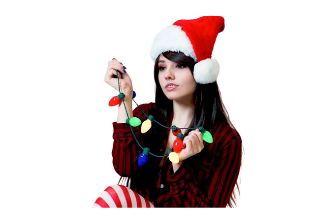 Charleemanderz Santa Sticker