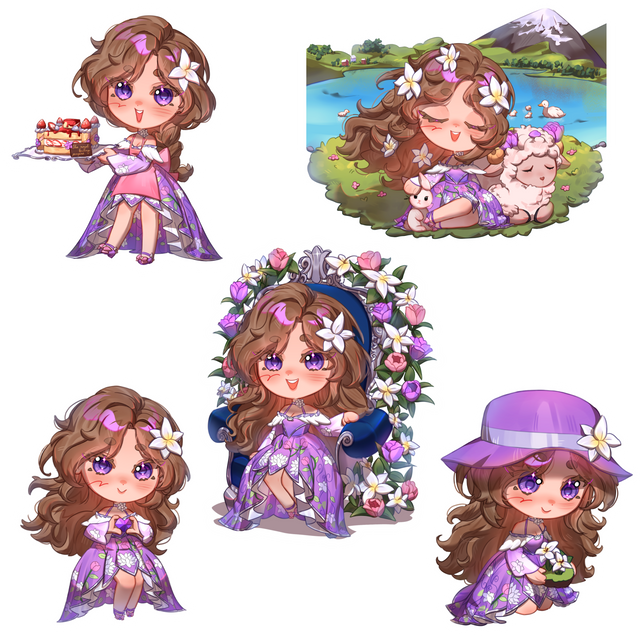 BunnyWinterLily Sticker Pack