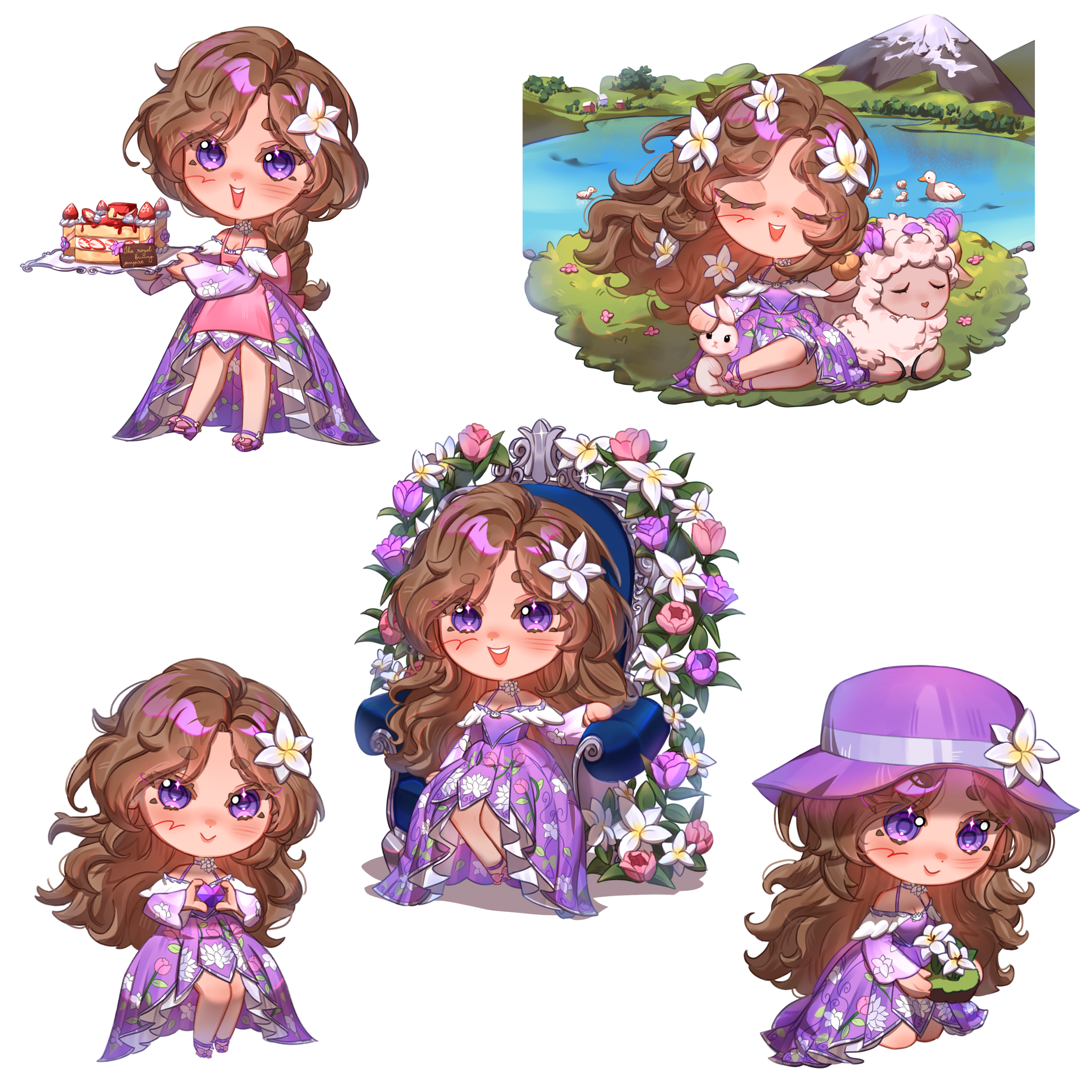 BunnyWinterLily Sticker Pack