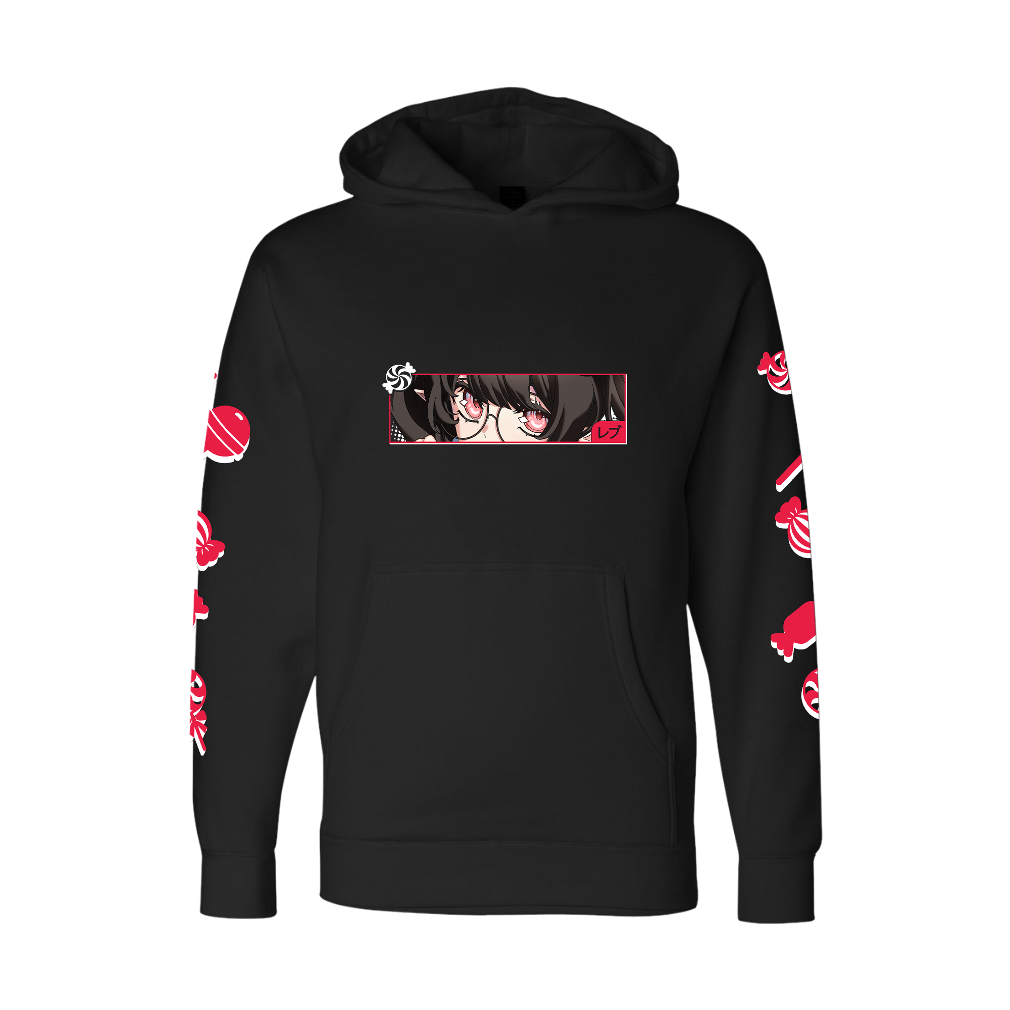 Rev's Candy Crush Hoodie - Red