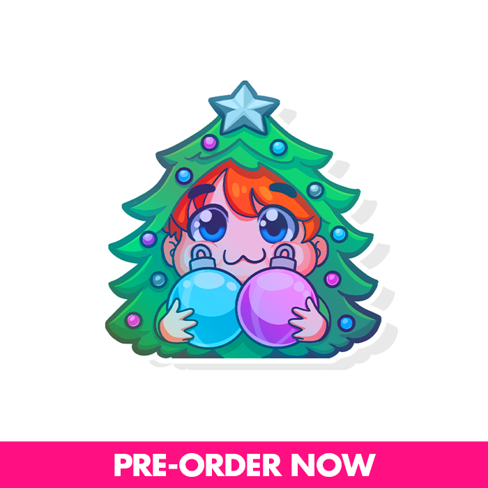 Voosh's Christmas Tree Sticker