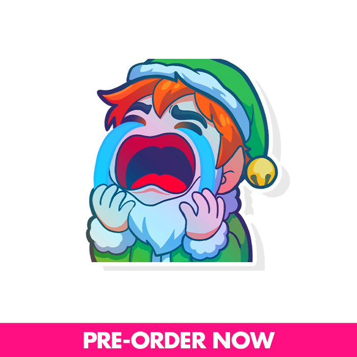 Voosh's Christmas Elf Sticker