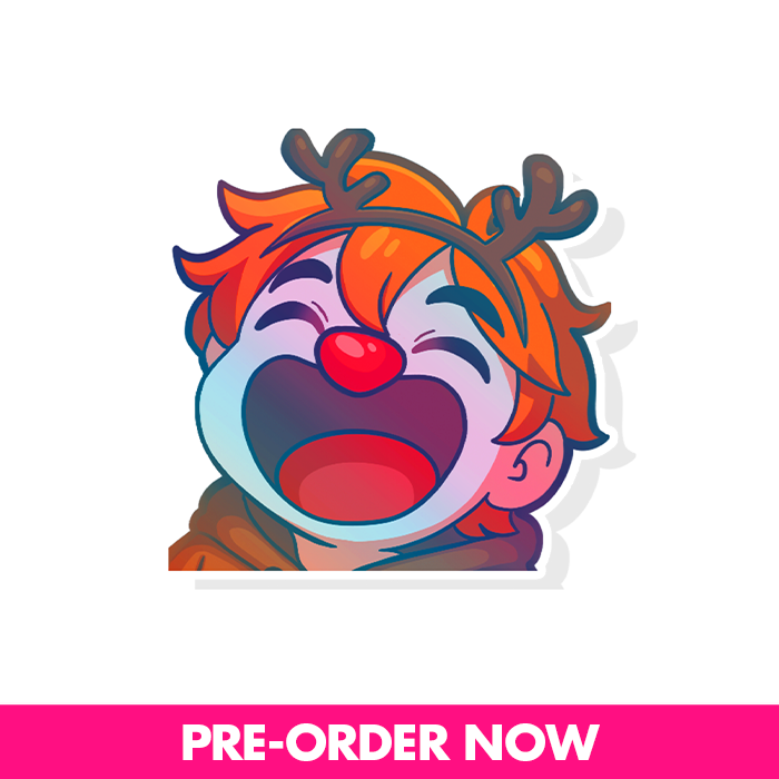 Voosh's Christmas Reindeer Sticker