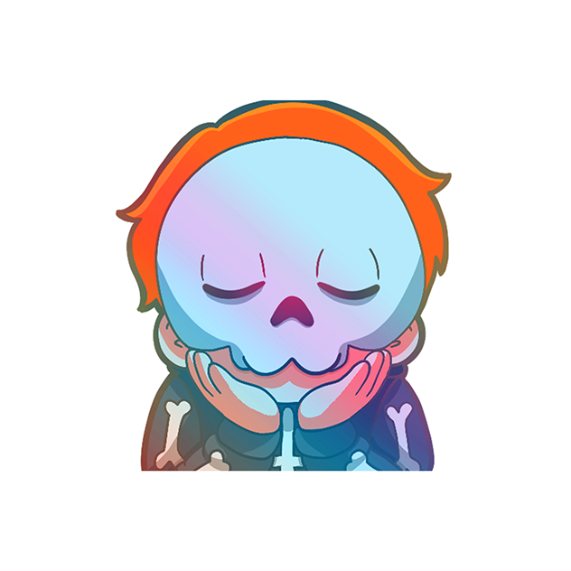 Voosh Skellington Sticker