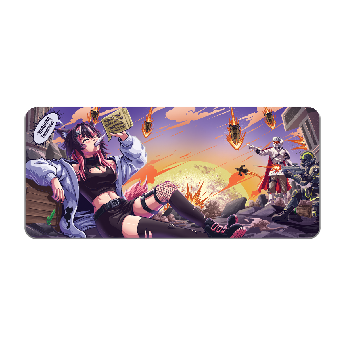 Michelle FreeHugs Warbond Tomorrow Deskmat XXL
